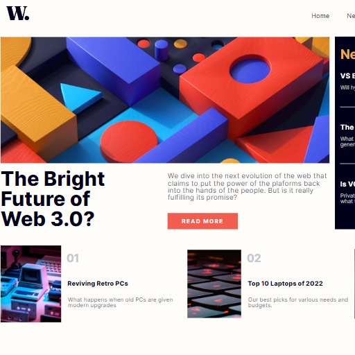 Imagem Newspaper-Homepage